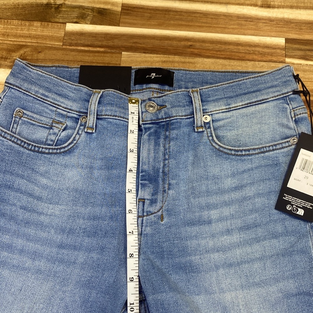 🌟🌟NWT 7 For All Mankind Women's Dojo Tailorless Etienne High Waisted Jeans🌟🌟 - Picture 6 of 6